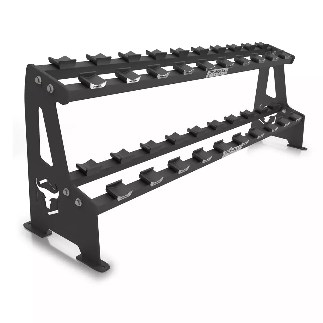 2-Tier Commercial Dumbbell Rack Q1
