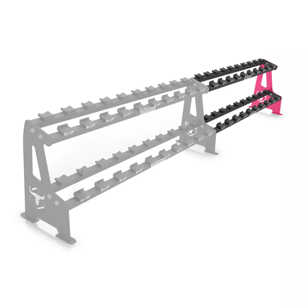 2-Tier Commercial Dumbbell Rack Extension N2
