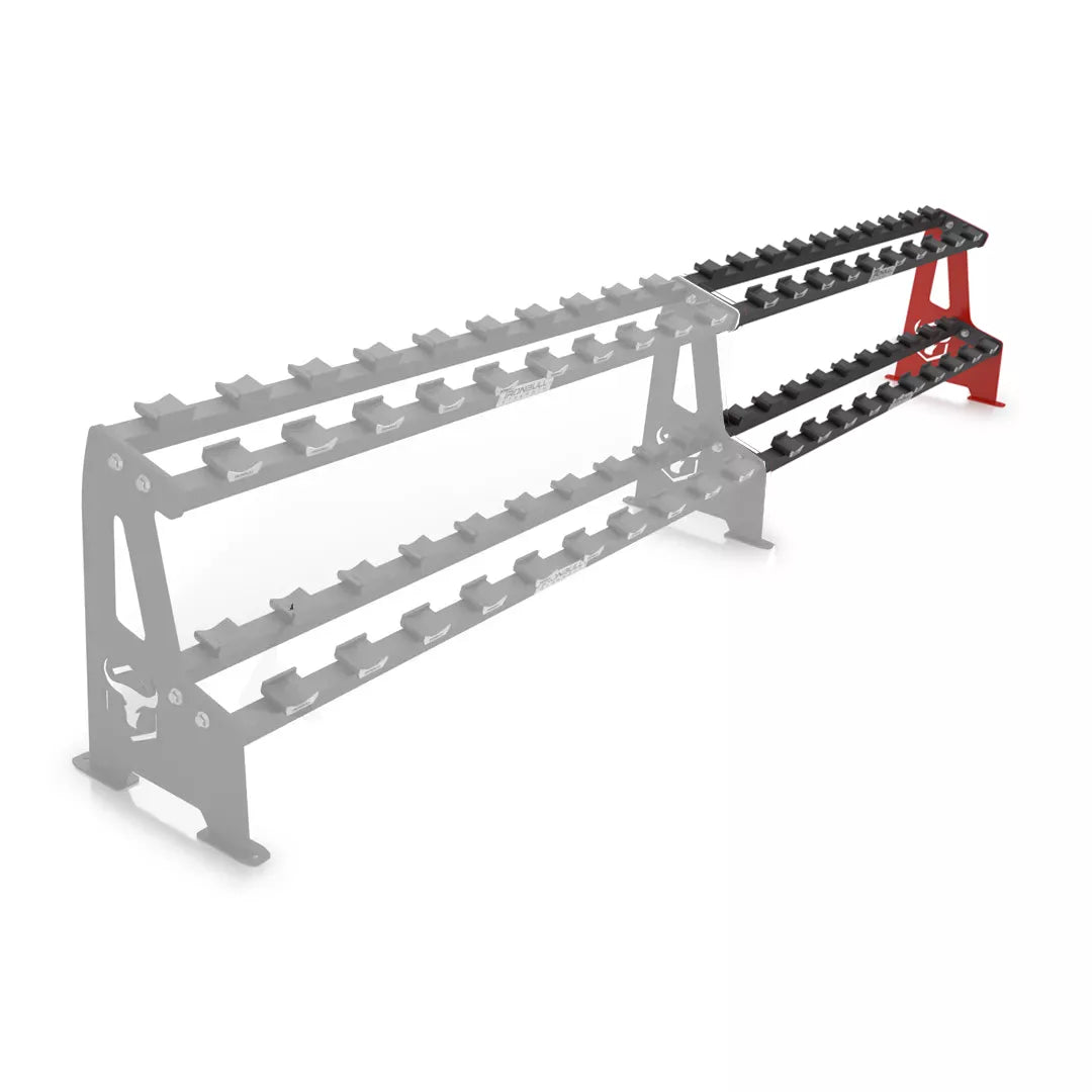 2-Tier Commercial Dumbbell Rack Extension N2