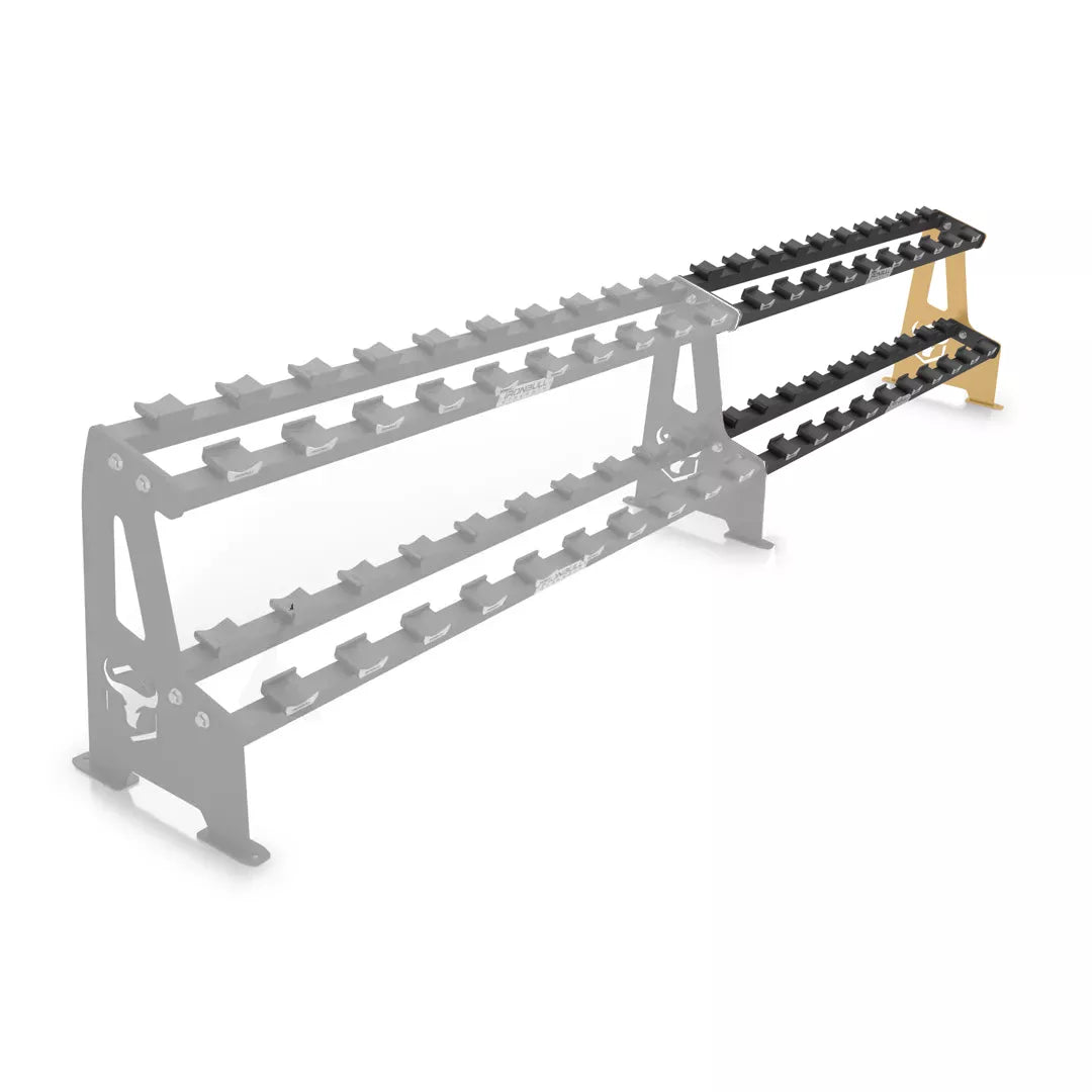 2-Tier Commercial Dumbbell Rack Extension N2