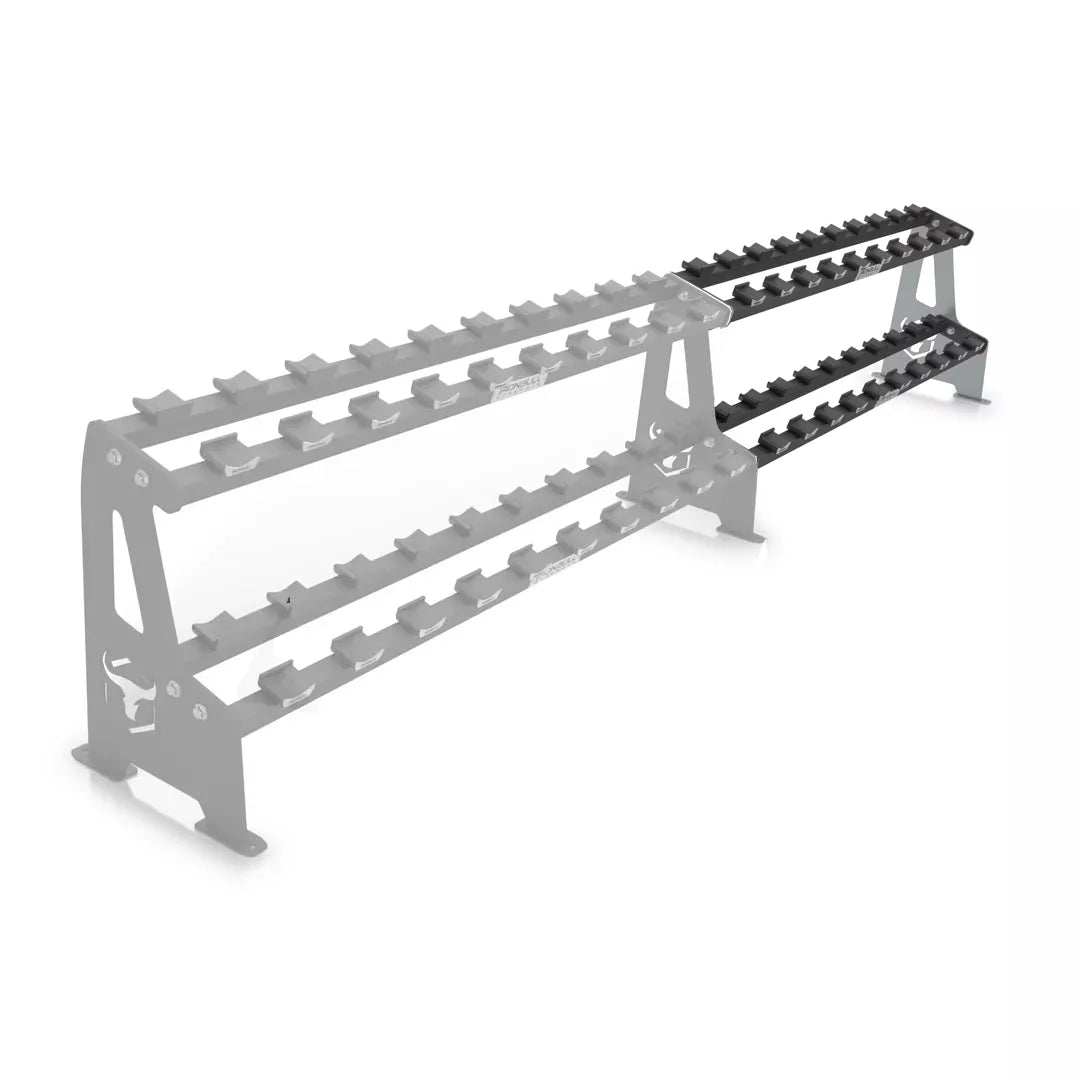 2-Tier Commercial Dumbbell Rack Extension N2