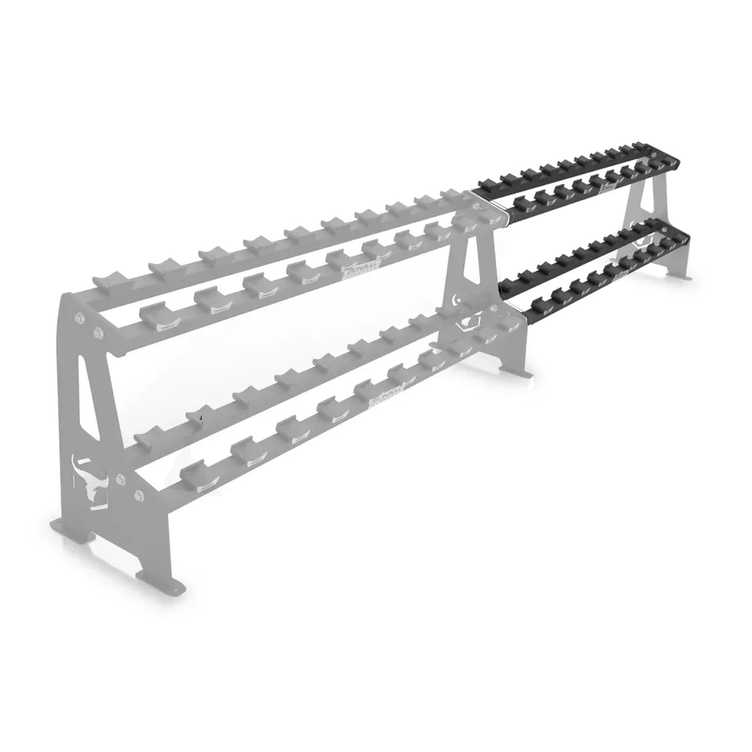 2-Tier Commercial Dumbbell Rack Extension N2