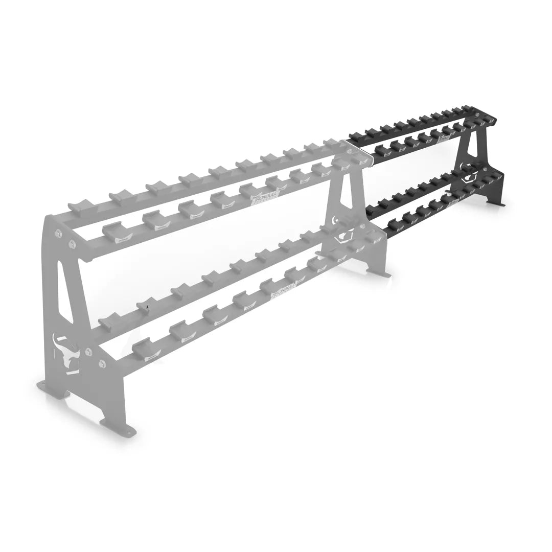2-Tier Commercial Dumbbell Rack Extension N2