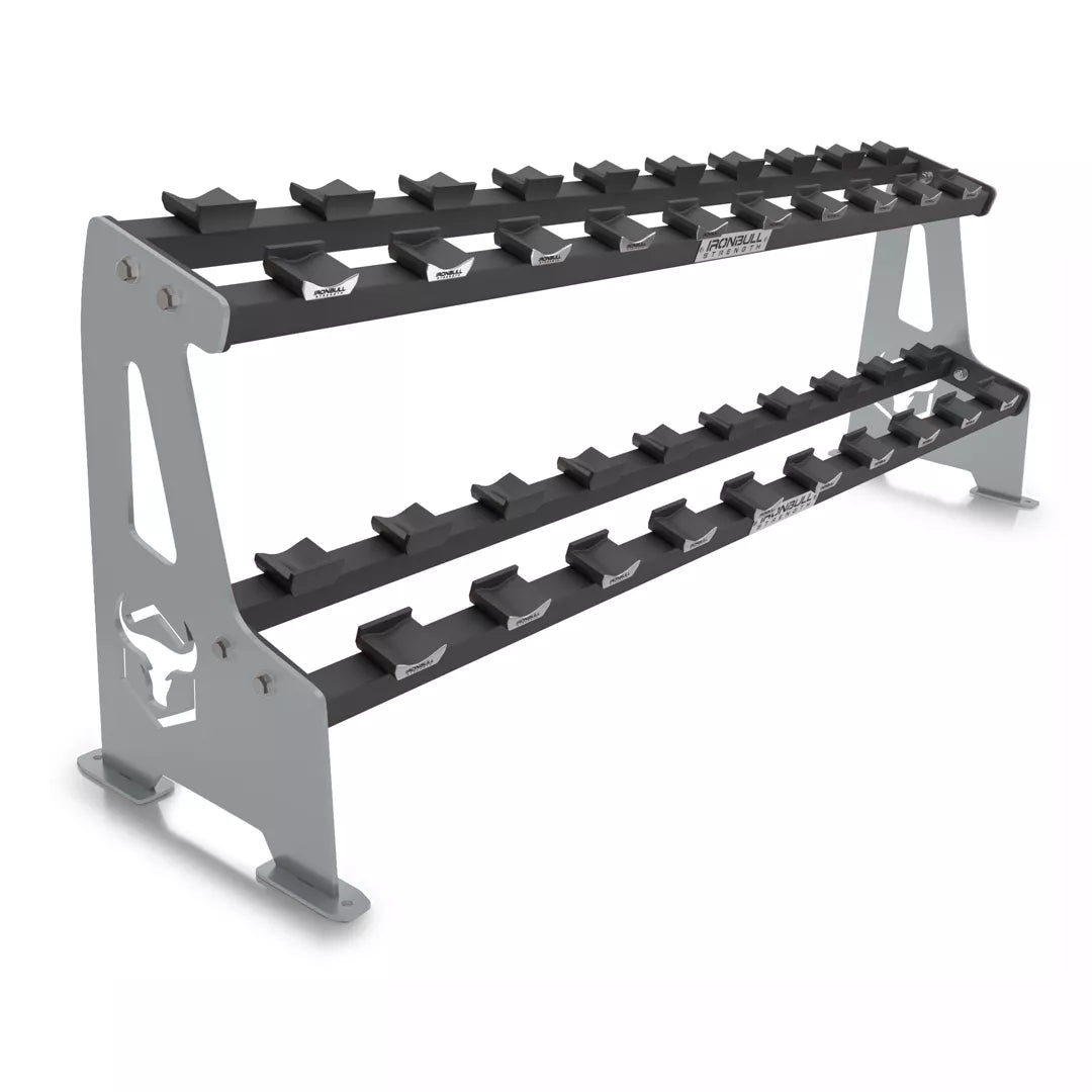 2-Tier Commercial Dumbbell Rack Q3