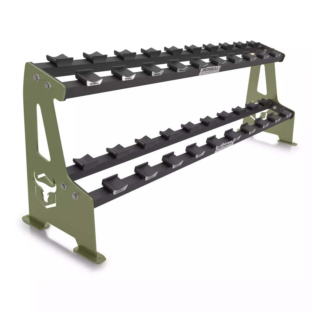 2-Tier Commercial Dumbbell Rack Q3