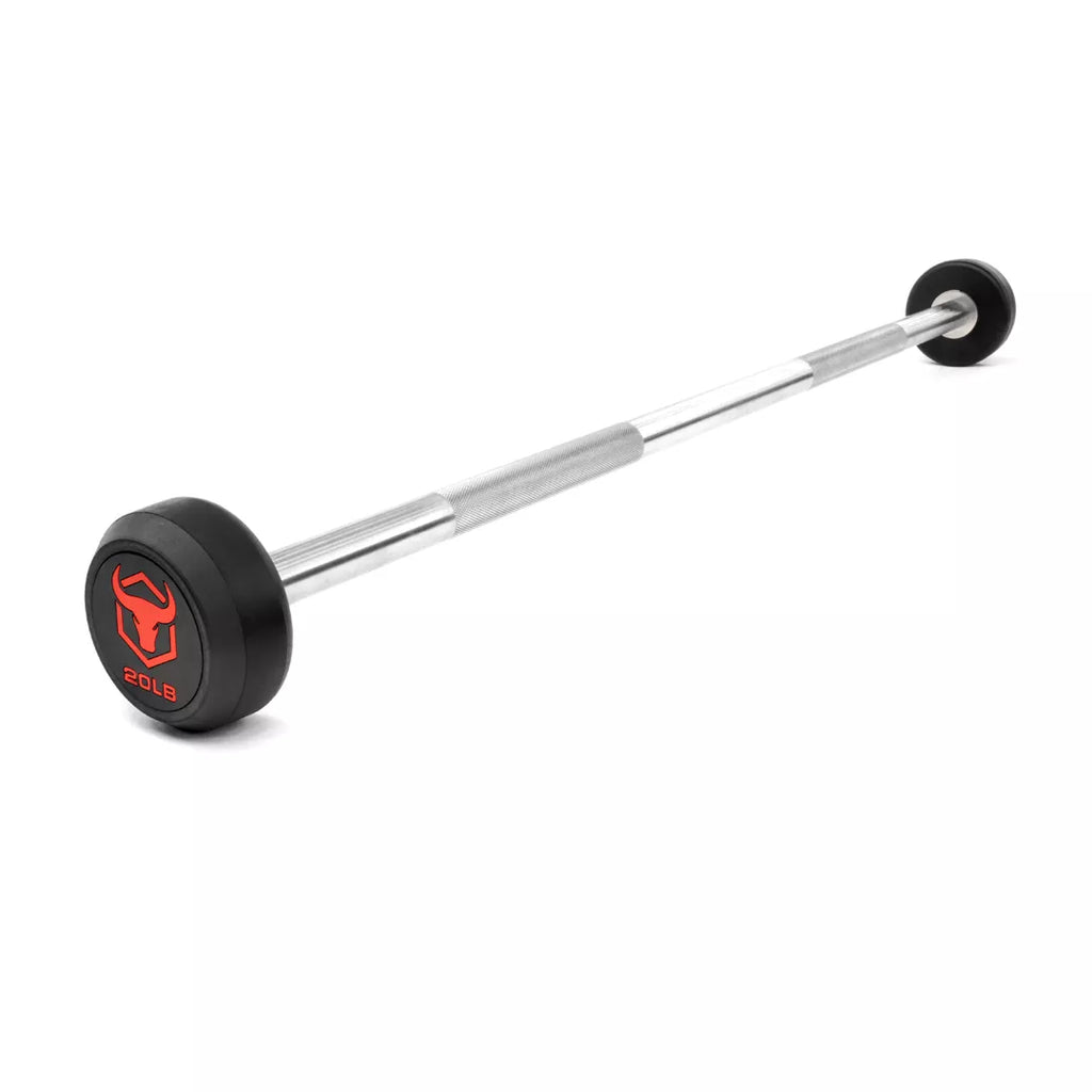 Straight Fixed Commercial Barbells X4
