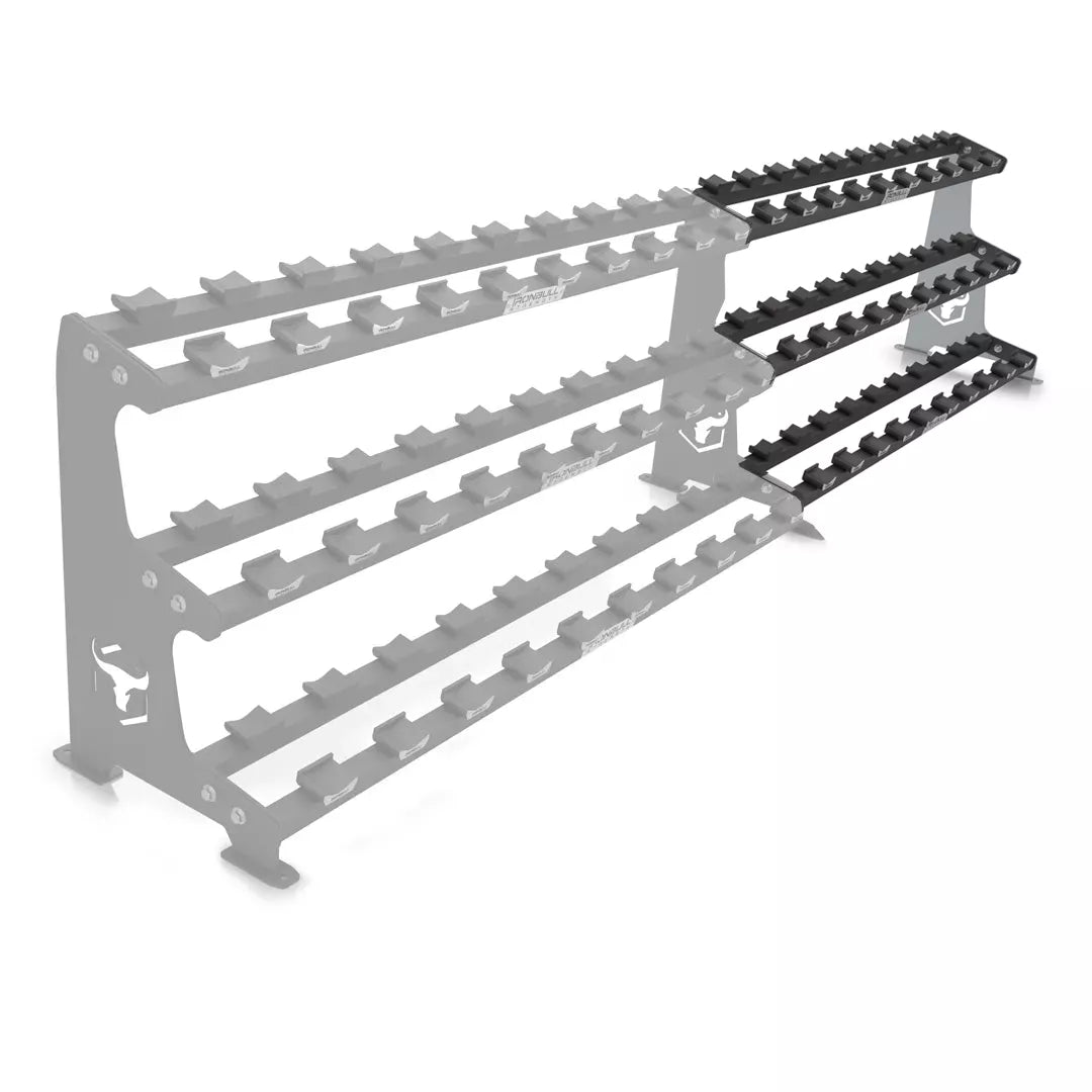 3-Tier Commercial Dumbbell Rack Extension A3