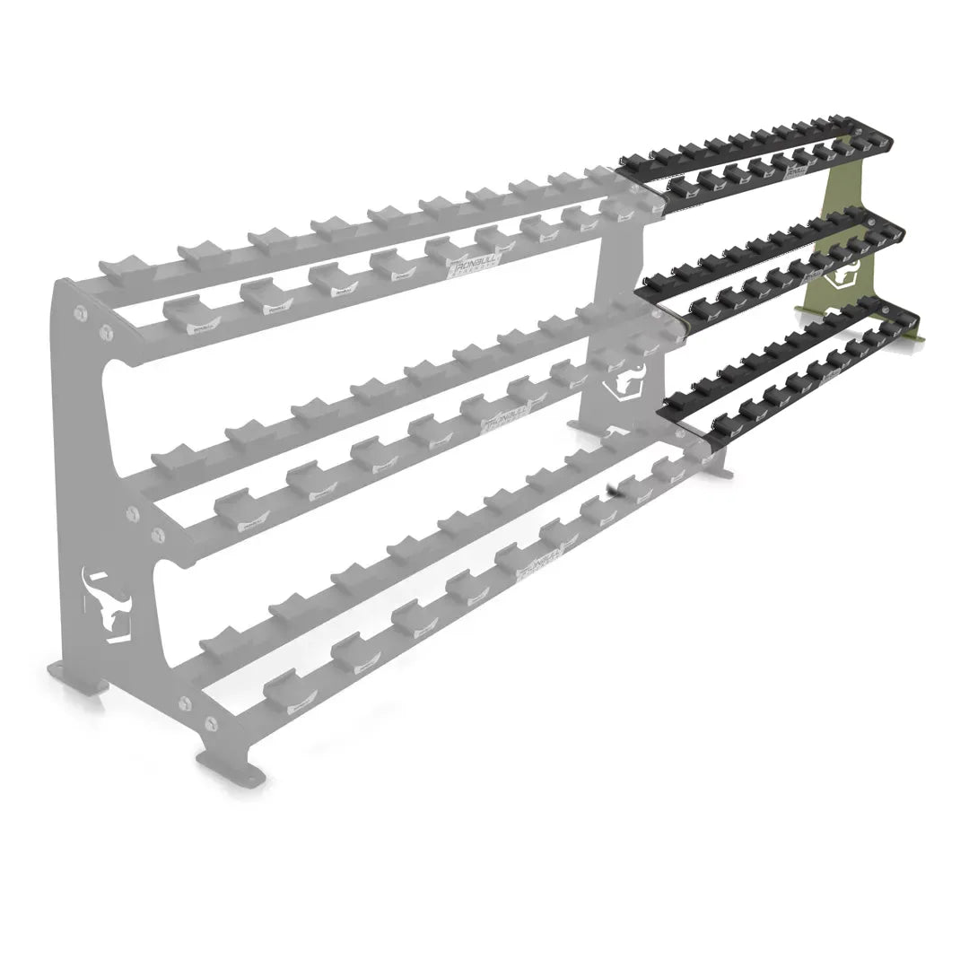 3-Tier Commercial Dumbbell Rack Extension A3