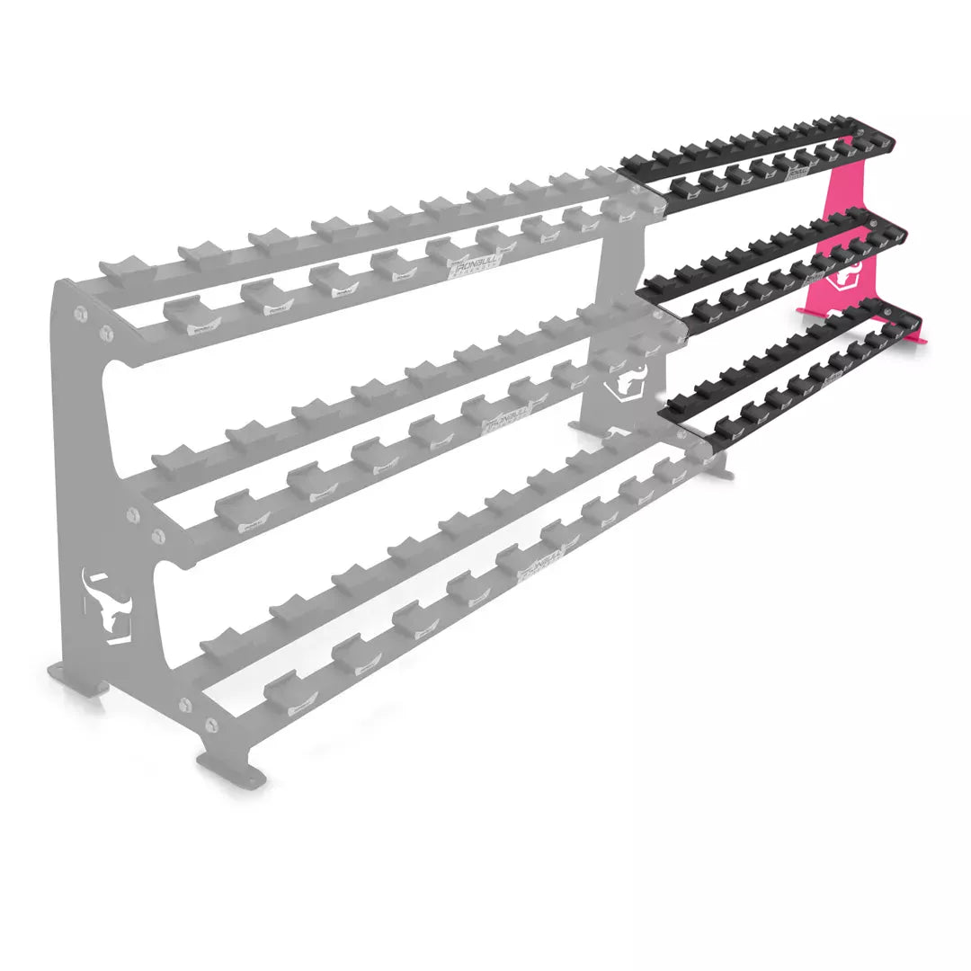 3-Tier Commercial Dumbbell Rack Extension A3