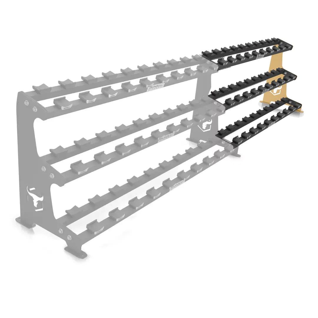 3-Tier Commercial Dumbbell Rack Extension A3
