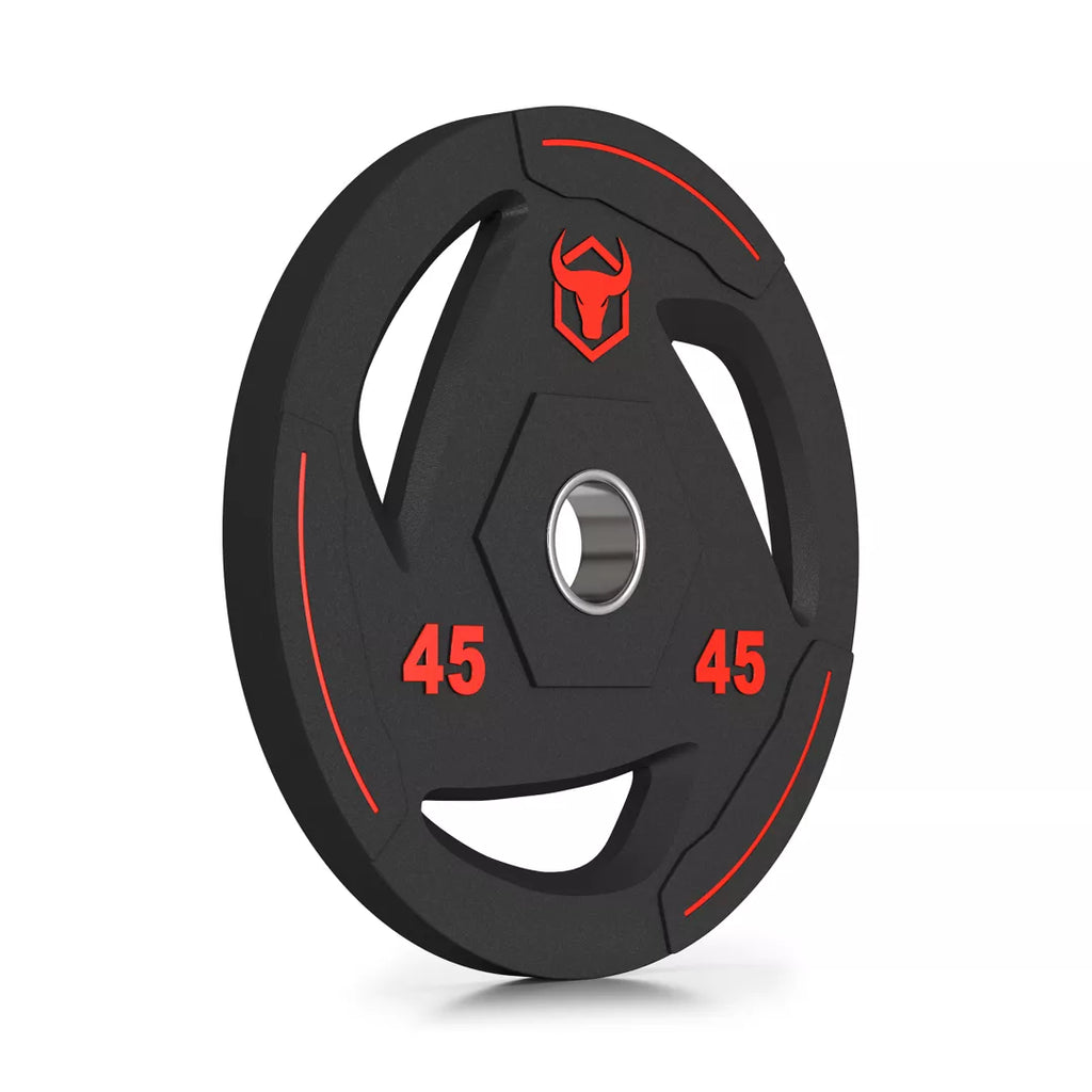 Rubber Coated Weight Plates & Sets (LB) R1