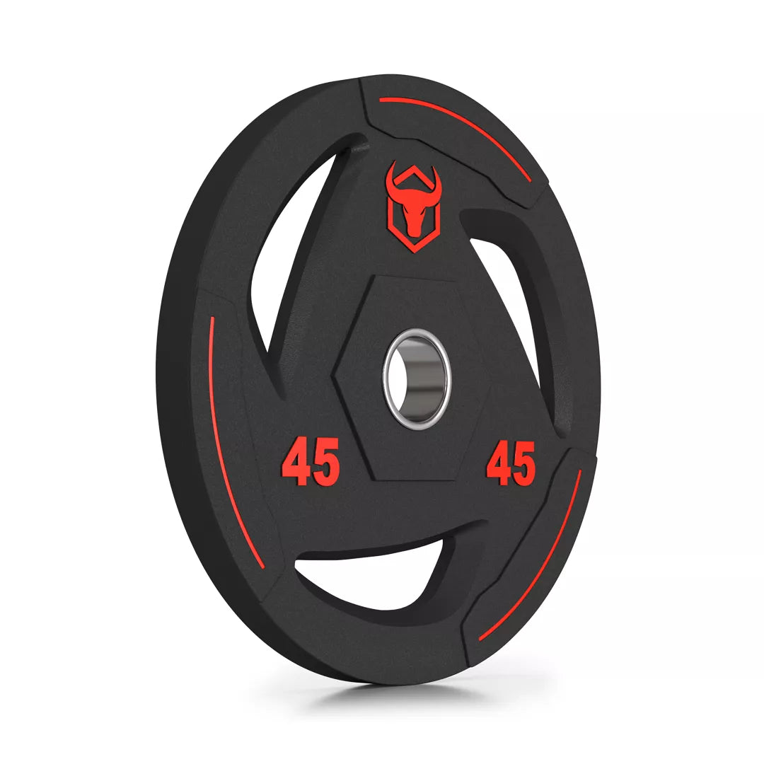 Rubber Coated Weight Plates & Sets (LB) R1