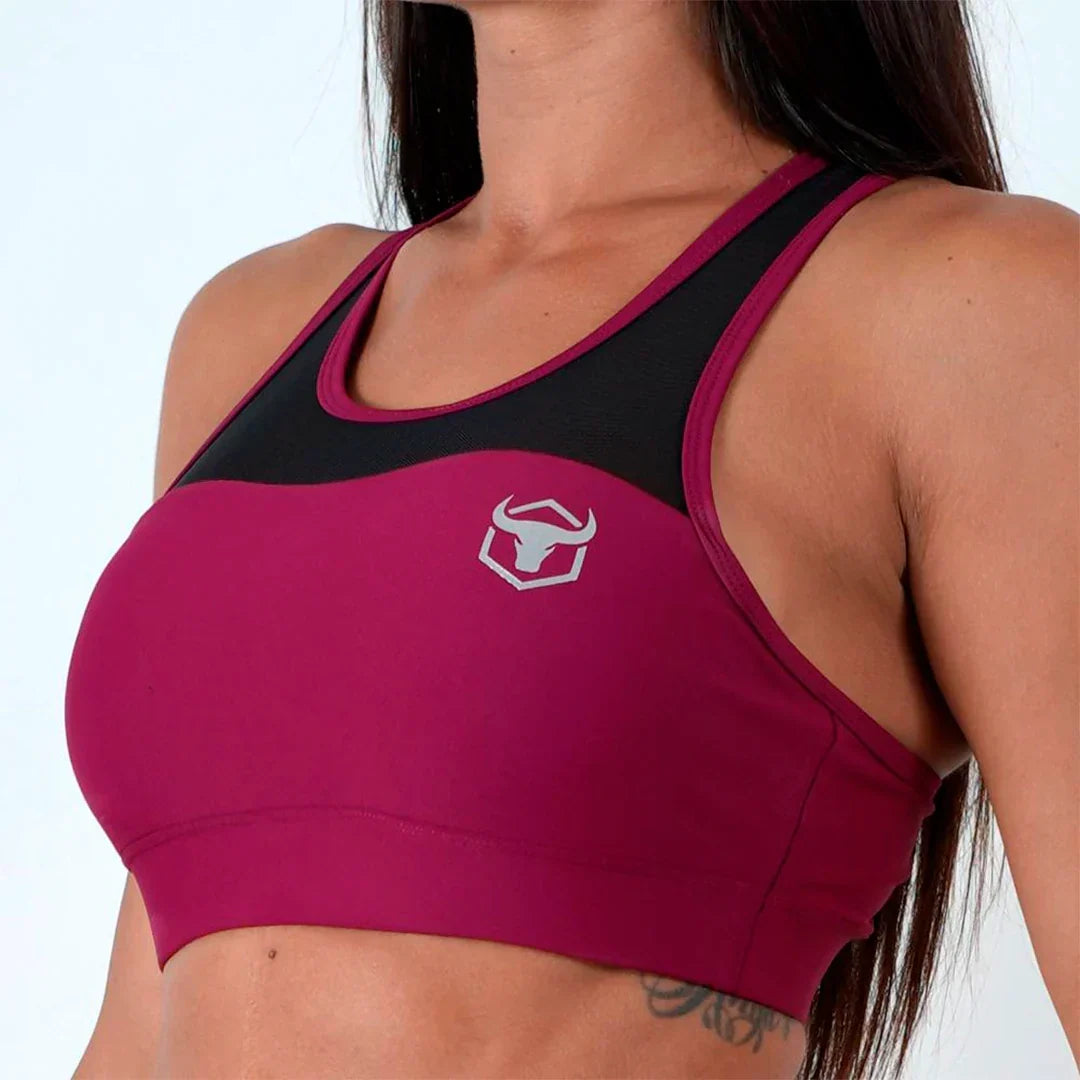 Mesh Top Sports Bra X1