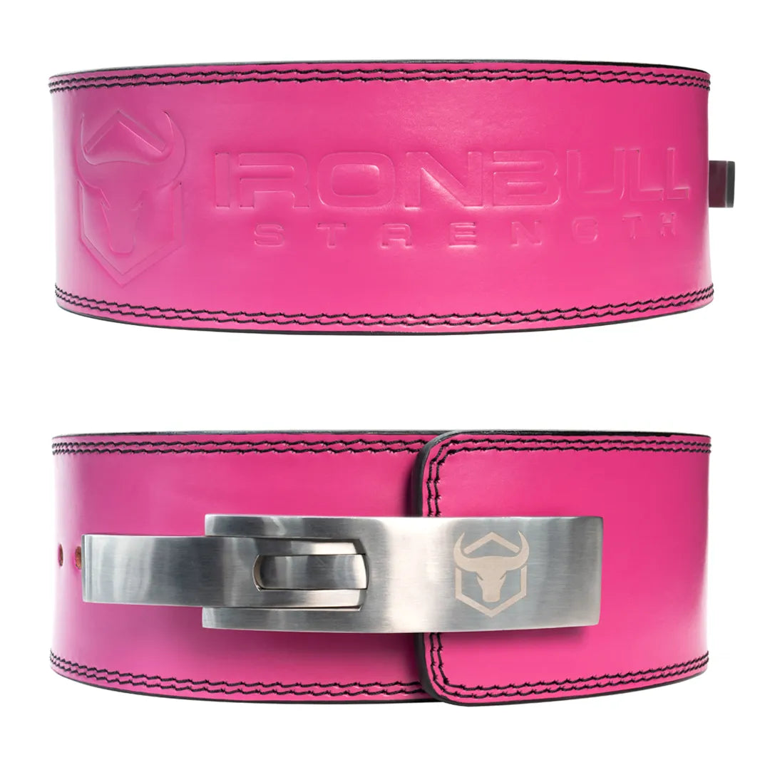 Premium 10mm 4" Pink Lever Belt - IPF Approved C2