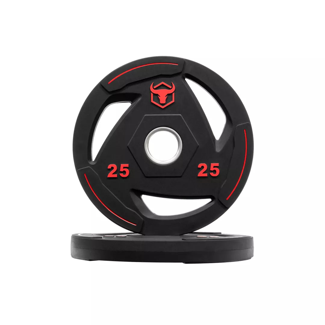 Rubber Coated Weight Plates & Sets (LB) R1